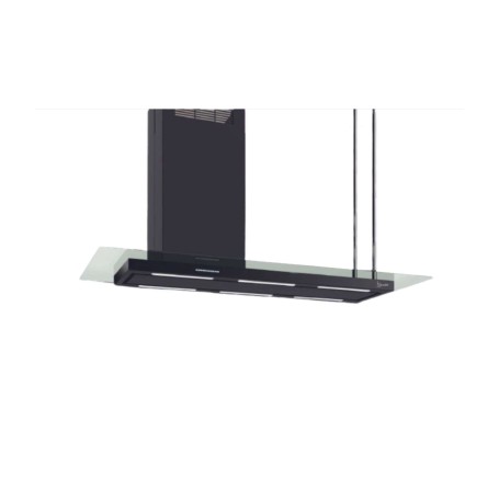CAPPA ELEA ISOLA STYLE CON VETRO cm146 Sinistra -Nera - 800 m3/h