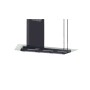 CAPPA ELEA ISOLA STYLE CON VETRO cm146 Sinistra -Nera - 800 m3/h