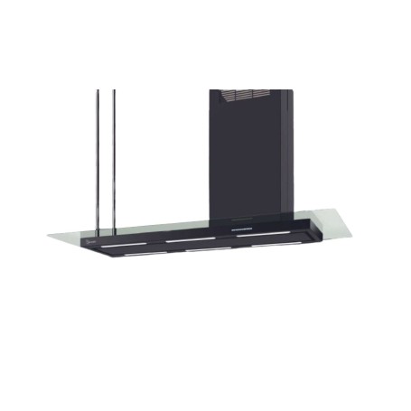 CAPPA ELEA ISOLA STYLE CON VETRO cm146 Destra - Nera - 800 m3/h