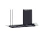 CAPPA ELEA ISOLA STYLE CON VETRO cm146 Destra - Nera - 800 m3/h