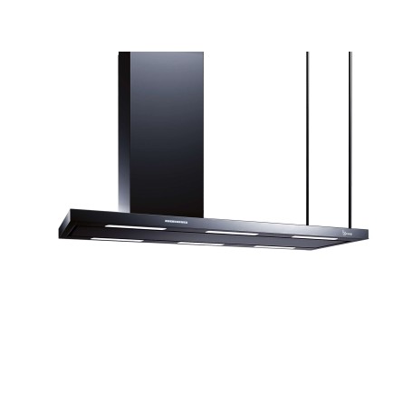 CAPPA ELEA ISOLA cm116x60 camino sinistro - Nera - 800 m3/h