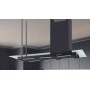 CAPPA ELEA ISOLA STYLE CON VETRO cm146 Destra - Nera - 800 m3/h