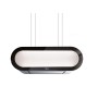 CAPPA ALEXA  cm 90X30  Inox,vetro - 800 m3/h - Luce bianca