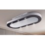 CAPPA UNIKA FREE cm 120X50 - Bianca e Nera - 900 m3/h