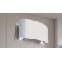 CAPPA IDEAL cm 70x35 -Inox, vetro Bianco - 800 m3/h