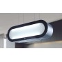 CAPPA ALEXA  cm 90X30  Inox,vetro - 800 m3/h - Luce bianca