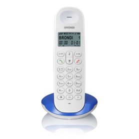 Brondi Lotus Telefono DECT Blu, Bianco (10579092)