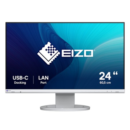 EIZO FlexScan EV2490-WT Monitor PC 60,5 cm (23.8") 1920 x 1080 Pixel Full HD LED Bianco (EV2490-WT)