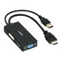 Lindy 38182 cavo e adattatore video 0,15 m Nero (38182)