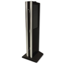 Smart Media KIO-55AT-B visualizzatore di messaggi Totem bifacciale 139,7 cm (55") LED Full HD Nero, Argento Touch s (KIO-55AT-B)