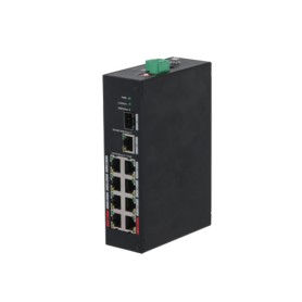 SWITCH 8P POE +1P SFP +1P GBIT V2 UNMANAGED - INDUSTRIALE DAHUA (PFS3110-8ET-96)
