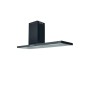 CAPPA ELEA PARETE cm120x60 camino Sinistro  Nera - 800 m3/h