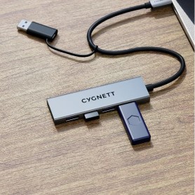 UNITE 4IN1 USB-C TO USB-A HUB (CY5388CYHUB)