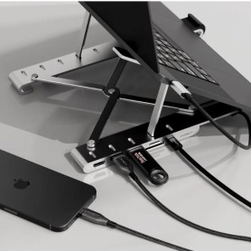 UNITE 7IN1 HUB WITH FOLDING LAPTOP (CY5405CYHUB)