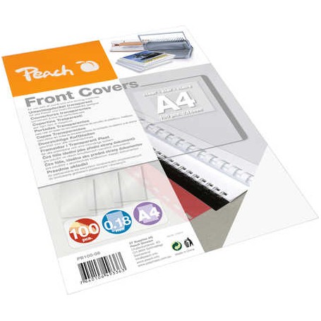 Peach 510013 cartellina A4 Trasparente 100 pz (PB100-06)