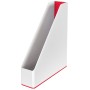 Leitz WOW scatola per la conservazione di documenti Polistirene (PS) Rosso, Bianco (53621026)