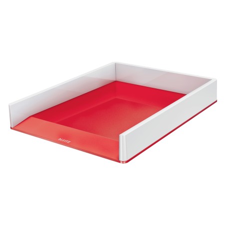 Leitz WOW scatola per la conservazione di documenti Polistirene (PS) Rosso, Bianco (53611026)