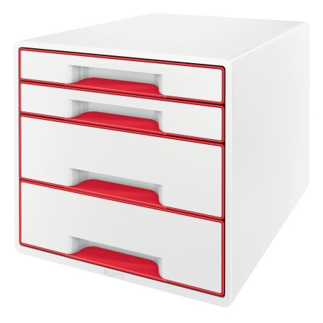 Leitz WOW CUBE Rosso, Bianco (52132026)