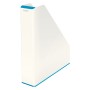 Leitz 53621036 scatola per la conservazione di documenti Poliestere Blu, Bianco (53621036)