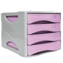 ARDA 15P4PPASVI organizzatore per cassetto di scrivania Plastica Grigio, Lillà (15P4PPASVI)