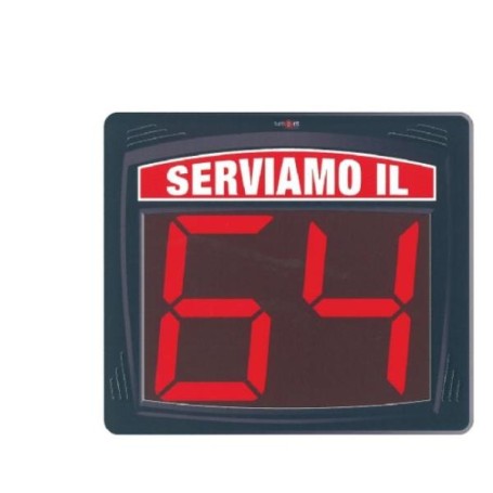 DISPLAY  ELIMINACODE NERO-ROSSO (Y610DISPLAY)