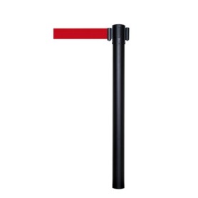 COLONNINA NERA NASTRO ROSSO (Y612N280COL-RO)