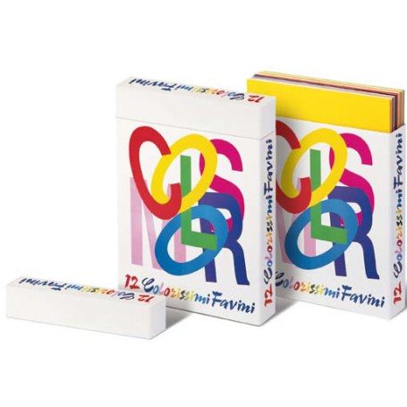 Favini Scatola Colorissimi Bristol cartone 240 fogli 200 g/m² (A35X502)