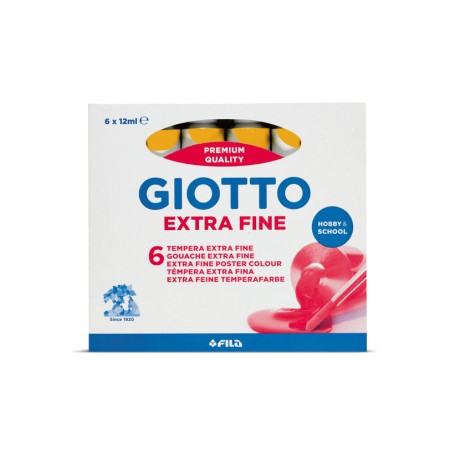 Giotto 352021 colore a tempera 12 ml Tubo Giallo (352021)