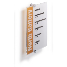 Durable Crystal Sign A4 Trasparente (4825-19)