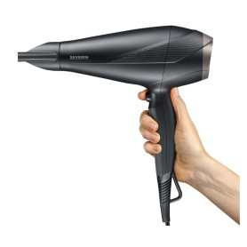 Severin HT 0167 asciuga capelli 2300 W Nero, Argento (HT0167)
