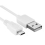 Hamlet Cavo da USB Tipo A maschio a Micro USB Tipo B maschio da 1,5 m bianco (XUMICROU150W)