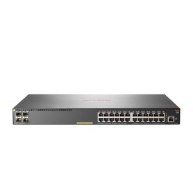 HPE Aruba 2930F 24G PoE+ 4SFP Gestito L3 Gigabit Ethernet (10/100/1000) Supporto Power over Ethernet (PoE) 1U Grigio (JL261A)