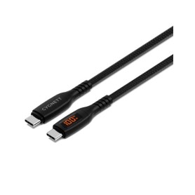 CABLE USB-C WITH LED 1MT BK (CY5507PCCCC)