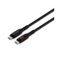 CABLE USB-C WITH LED 1MT BK (CY5507PCCCC)