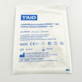 COMPRESSA GARZA 10X10 STERILE (0975)