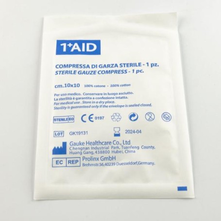 COMPRESSA GARZA 10X10 STERILE (0975)