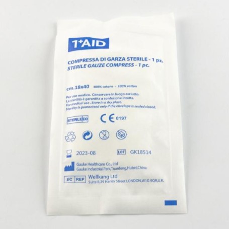 COMPRESSA GARZA 18X40 STERILE (0976)