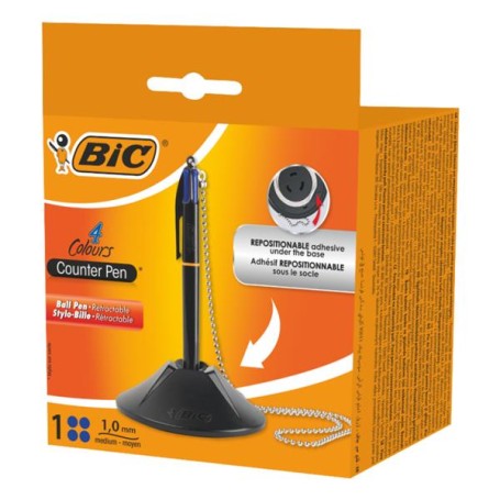 STILOFORO BANCO 4 COLORI REFILL BLU (527507)