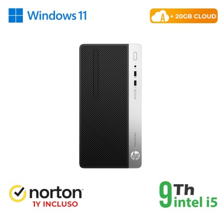 RINOVO PC HP 400 G5 TOWER i5-9X00 DDR4 8GB SSD 256GB W11 CLOUD 20GB GRADE A 1T WARRANTY + NORTON (RN61522311)
