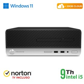 RINOVO PC HP 400-600 G5 SFF i5-9X00 DDR4 8GB SSD 256GB W11 CLOUD 20GB Grade A 1Y Warranty + NORTON (RN64522313)