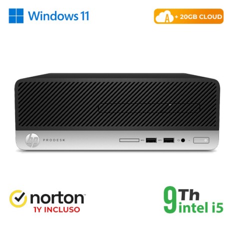 RINOVO PC HP 400-600 G5 SFF i5-9X00 DDR4 8GB SSD 256GB W11 CLOUD 20GB Grade A 1Y Warranty + NORTON (RN64522313)