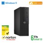 RINOVO PC DELL Optiplex 3050-5050 SFF i3-6X00 DDR 8GB SSD 256GB HDMI W11P CLOUD20GB Grade A 1Y Warra (RN44422311)