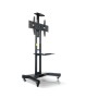 STAFFA  PAVIMENTO PER TV 65 50KG NPF10020 LOAD 50KG CON RUOTE (NPF10020)
