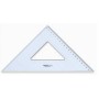 ARDA Squadra 45° 30 cm Linea Uni Polistirolo Trasparente (28730SSA)