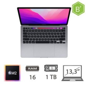 MBP 13,3 T.BAR(2022)M2-8C/16/1TB/10C GPU/SG/2Y - B (009376PCR-EU)
