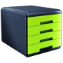 ARDA Cassettiera MyDesk 4 Cassetti Verde (18P4PV)