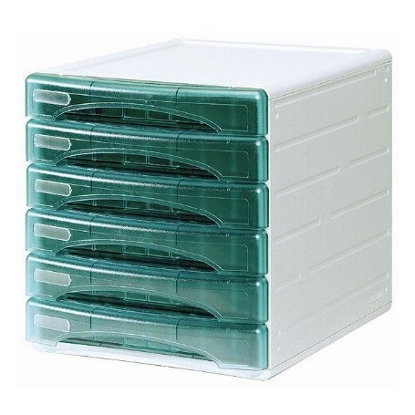ARDA TR13G 6P scatola per la conservazione di documenti Verde (TR13G6PV)