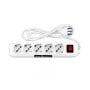 Vultech MU-01 prolunghe e multiple 1,5 m 5 presa(e) AC Bianco (MU-01)