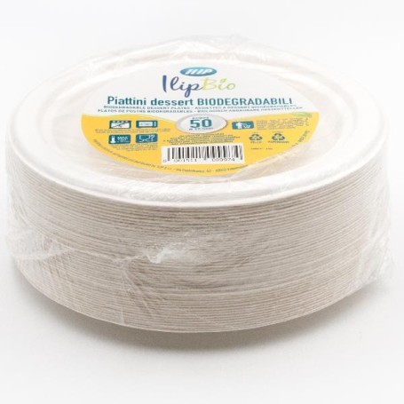 CF50 PIATTI DESS. BIA D.175MM PULP (71200)