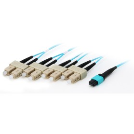 Equip 25557807 cavo InfiniBand e in fibra ottica 20 m MTP 4x SC Ciano (650364)
